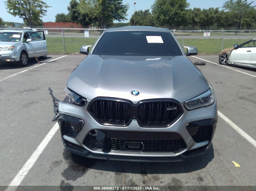 2021 BMW X6 M VIN: 5YMCY0C01M9E80644 Lot: 36986372