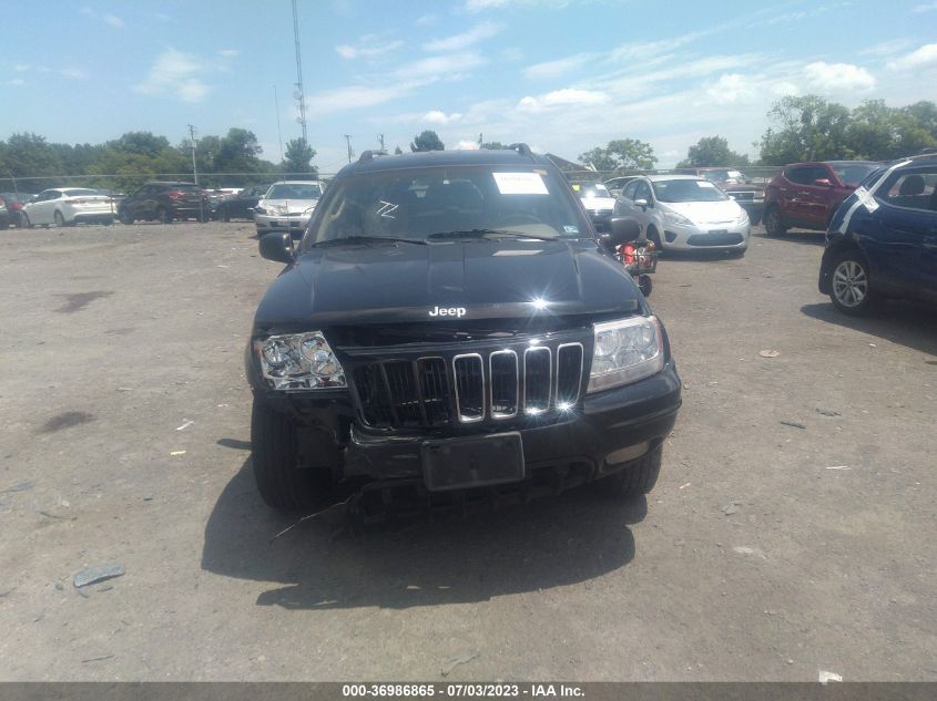 2002 Jeep Grand Cherokee Limited VIN: 1J4GW58N92C157290 Lot: 36986865