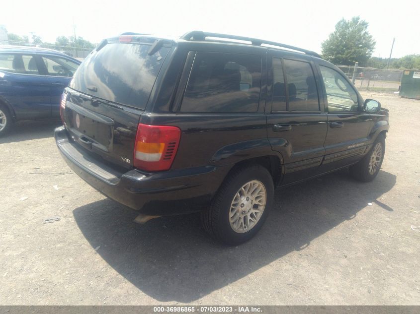 2002 Jeep Grand Cherokee Limited VIN: 1J4GW58N92C157290 Lot: 36986865