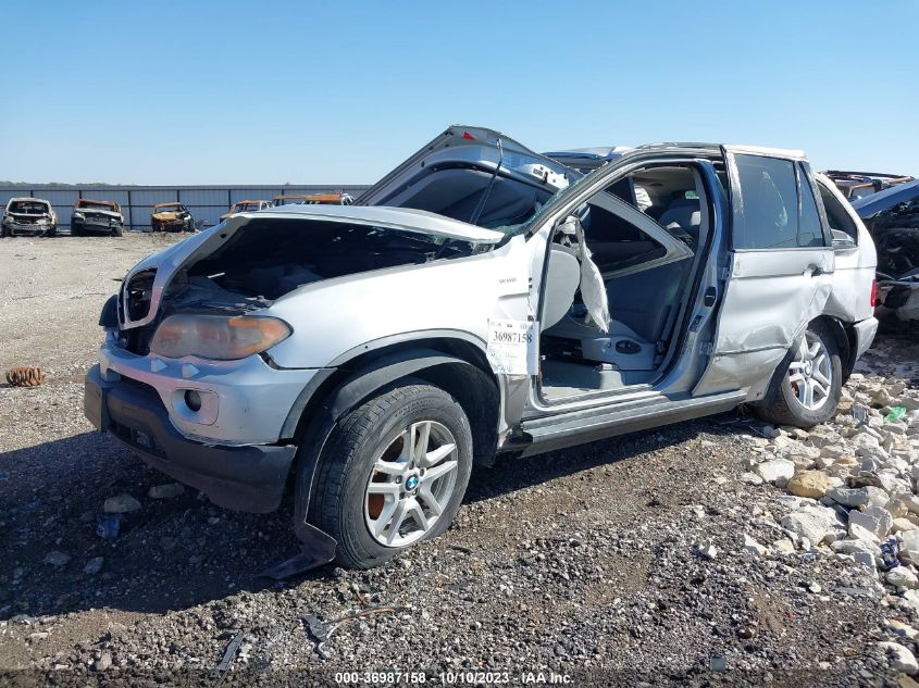 2005 BMW X5 3.0I VIN: 5UXFA13585LY09111 Lot: 36987158