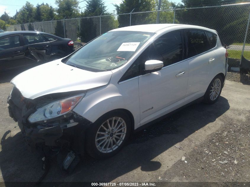 2015 Ford C-Max Hybrid Sel VIN: 1FADP5BUXFL105989 Lot: 36987725