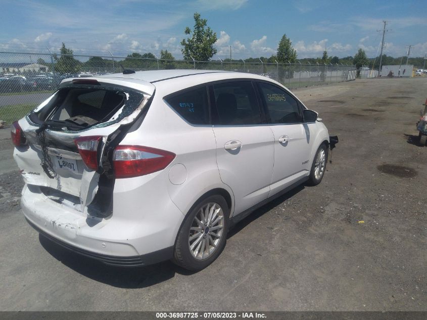 2015 Ford C-Max Hybrid Sel VIN: 1FADP5BUXFL105989 Lot: 36987725