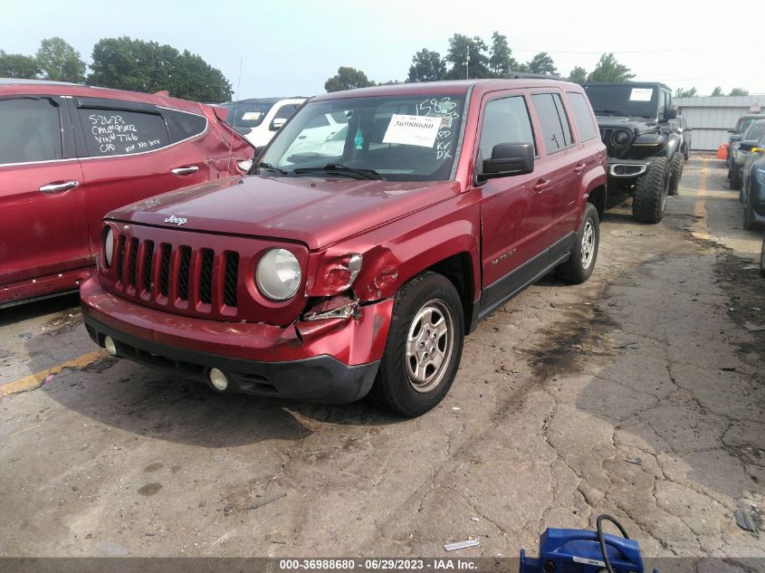 2014 Jeep Patriot Sport VIN: 1C4NJPBA1ED881583 Lot: 36988680