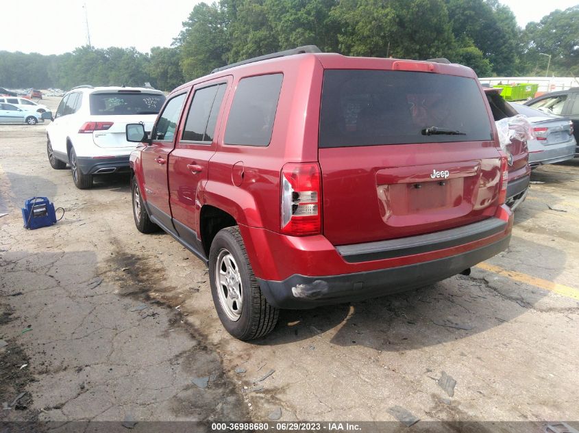 2014 Jeep Patriot Sport VIN: 1C4NJPBA1ED881583 Lot: 36988680