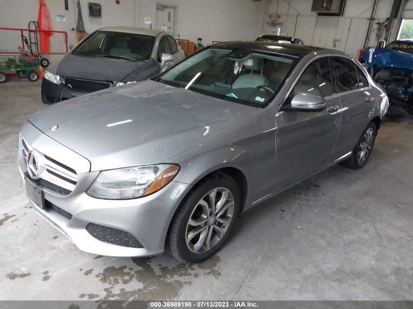 2016 Mercedes-Benz C 300 Sport 4Matic/Luxury 4Matic/4Matic VIN: 55SWF4KB5GU157225 Lot: 36989198