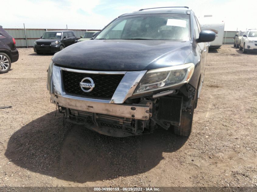 2014 Nissan Pathfinder Sv VIN: 5N1AR2MN5EC666185 Lot: 36990159