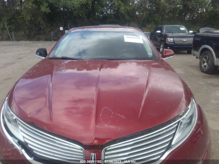 2014 Lincoln Mkz Hybrid VIN: 3LN6L2LUXER808094 Lot: 36991192