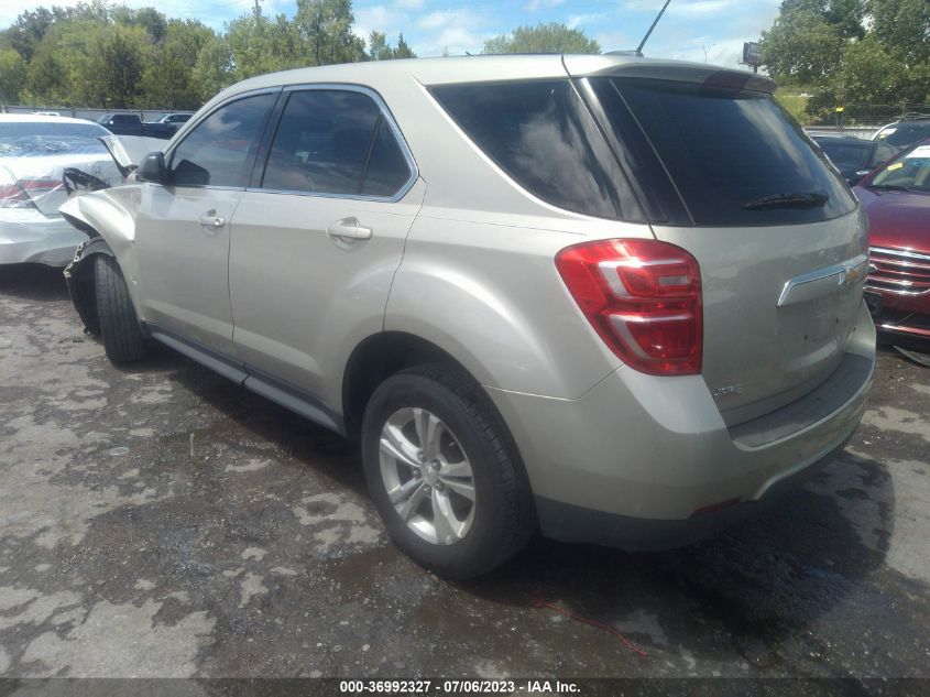 2016 Chevrolet Equinox Ls VIN: 2GNALBEK8G1152423 Lot: 36992327