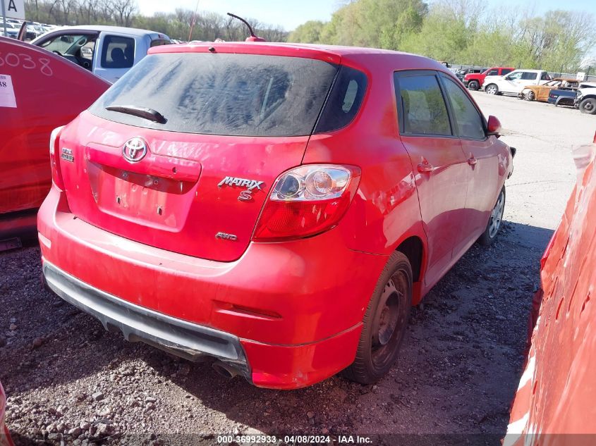 2010 Toyota Matrix S VIN: 2T1LE4EE2AC014466 Lot: 36992933