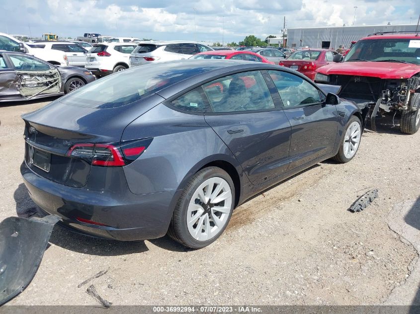 2023 Tesla Model 3 Rear-Wheel Drive VIN: 5YJ3E1EA1PF384386 Lot: 36992994