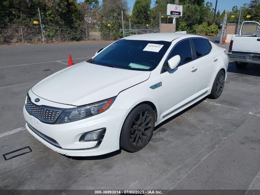 2015 Kia Optima Hybrid VIN: KNAGM4AD0F5080307 Lot: 36993014