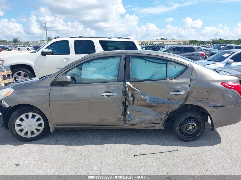 2013 Nissan Versa 1.6 Sv VIN: 3N1CN7AP4DL853550 Lot: 36996288