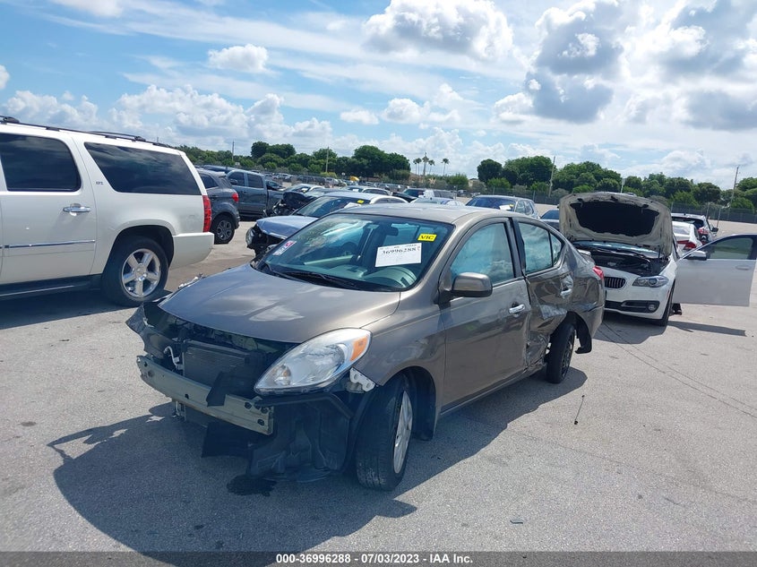 2013 Nissan Versa 1.6 Sv VIN: 3N1CN7AP4DL853550 Lot: 36996288