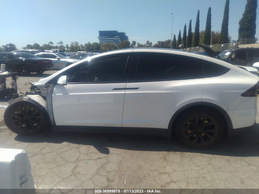 2022 Tesla Model X VIN: 7SAXCDE59NF362051 Lot: 36999878