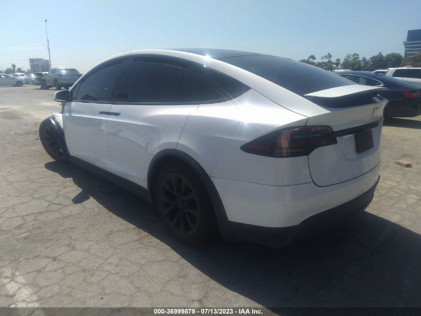 2022 Tesla Model X VIN: 7SAXCDE59NF362051 Lot: 36999878