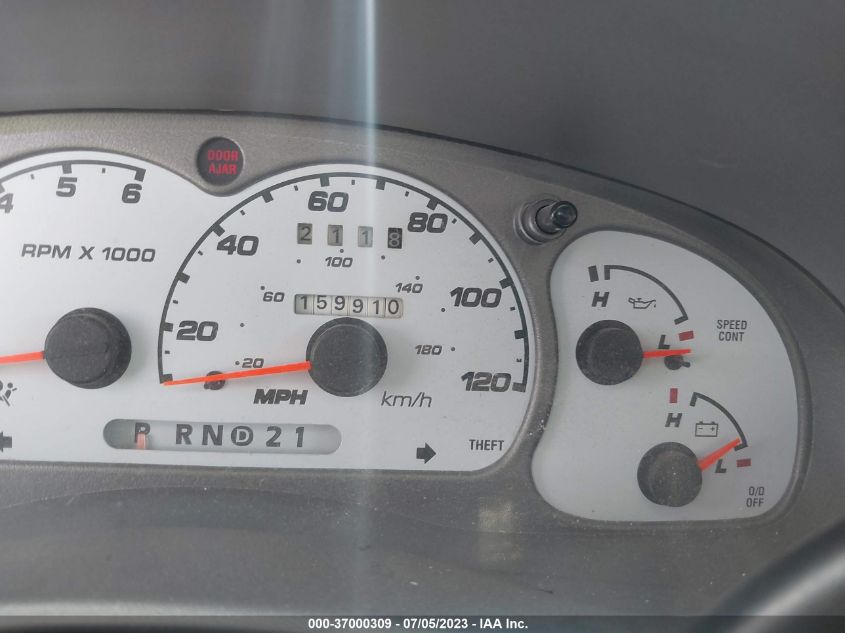 2003 Ford Explorer Sport Trac Xls/Xlt VIN: 1FMZU67EX3UB67510 Lot: 37000309