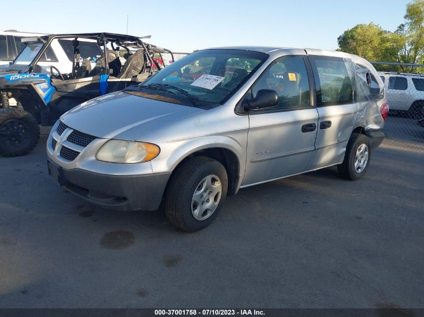 2001 Dodge Caravan Se VIN: 1B4GP25B71B109686 Lot: 37001758