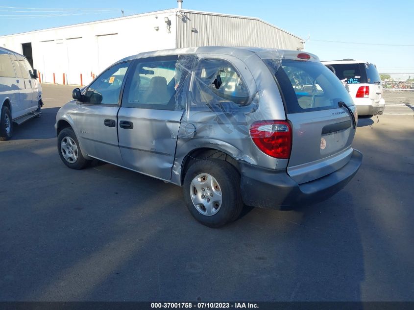 2001 Dodge Caravan Se VIN: 1B4GP25B71B109686 Lot: 37001758