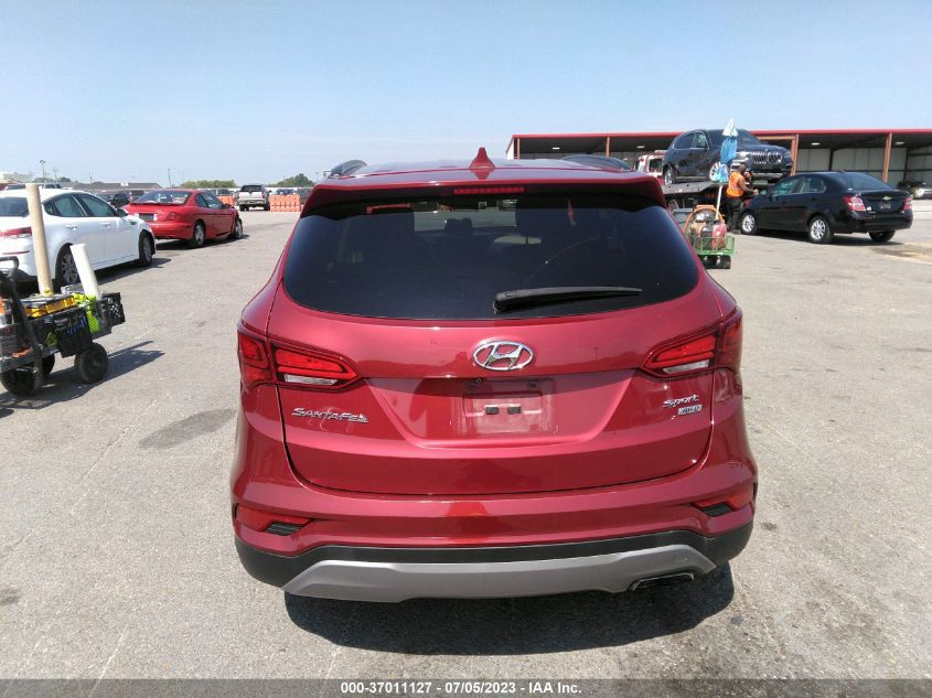 2017 Hyundai Santa Fe Sport 2.4L VIN: 5XYZUDLB8HG396331 Lot: 37011127