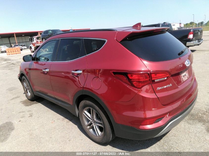 2017 Hyundai Santa Fe Sport 2.4L VIN: 5XYZUDLB8HG396331 Lot: 37011127