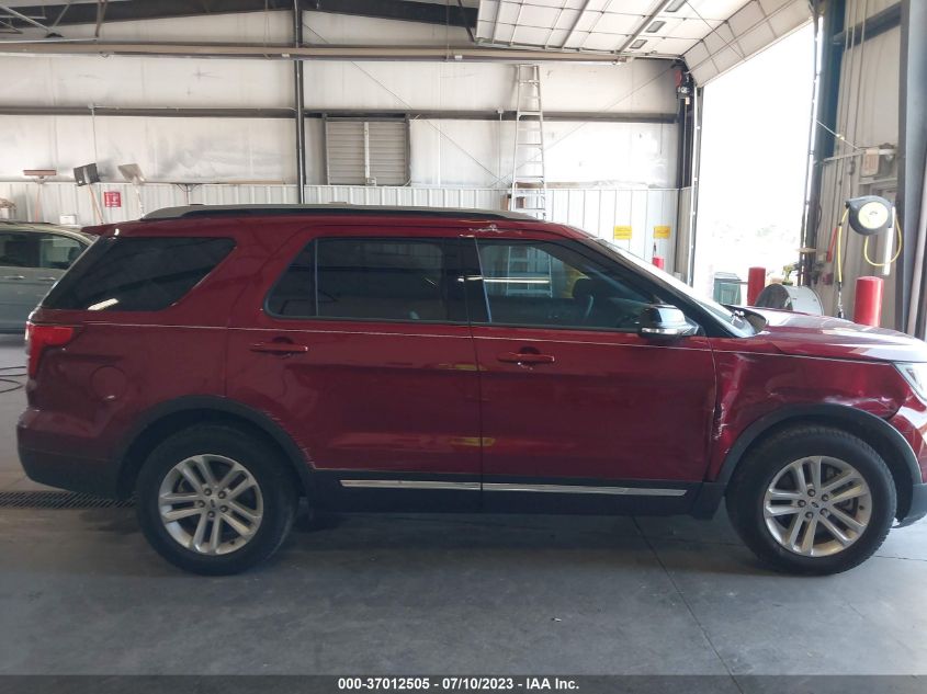 2017 Ford Explorer Xlt VIN: 1FM5K7D8XHGA58480 Lot: 37012505