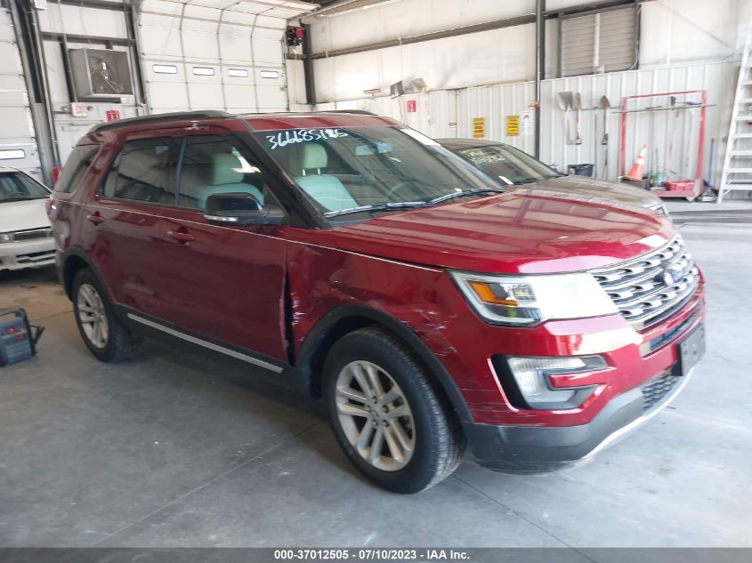 2017 Ford Explorer Xlt VIN: 1FM5K7D8XHGA58480 Lot: 37012505