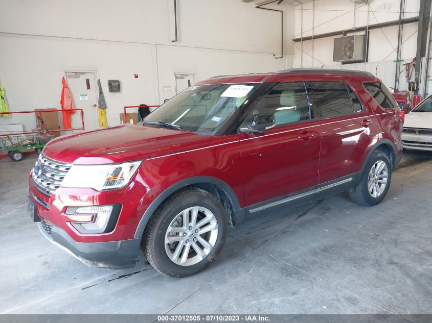 2017 Ford Explorer Xlt VIN: 1FM5K7D8XHGA58480 Lot: 37012505