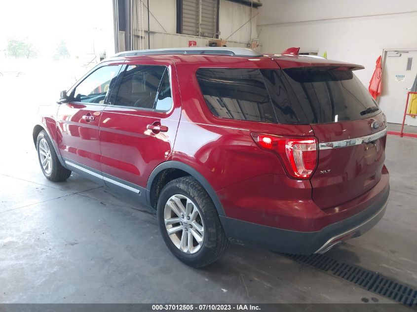 2017 Ford Explorer Xlt VIN: 1FM5K7D8XHGA58480 Lot: 37012505