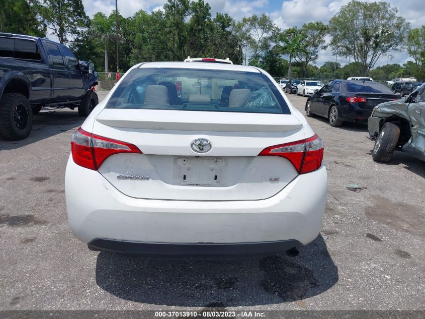 2015 Toyota Corolla L/Le/S/S Plus/Le Plus VIN: 2T1BURHE2FC244670 Lot: 37013910