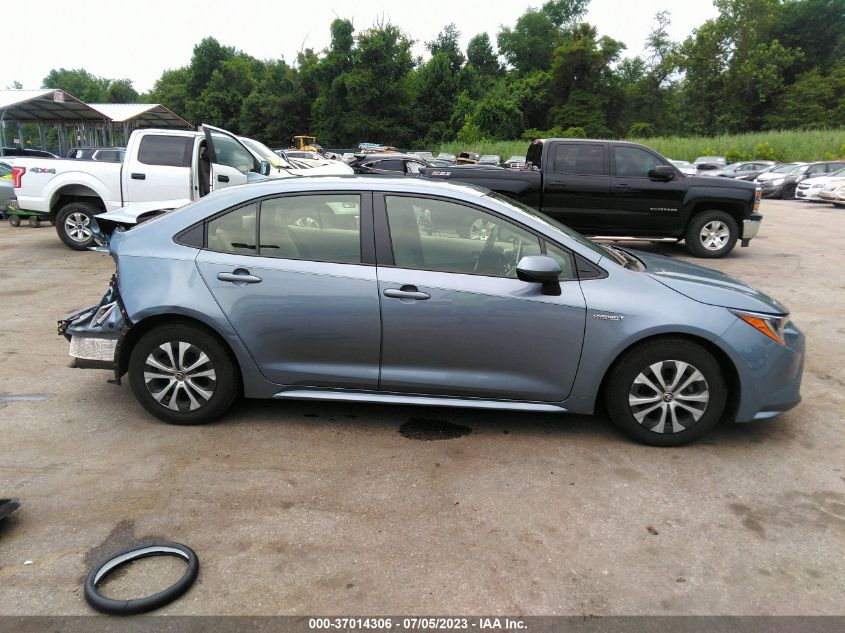 2021 Toyota Corolla Hybrid Le VIN: JTDEAMDE0MJ009992 Lot: 37014306