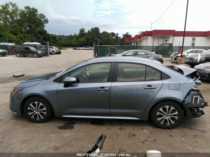 2021 Toyota Corolla Hybrid Le VIN: JTDEAMDE0MJ009992 Lot: 37014306