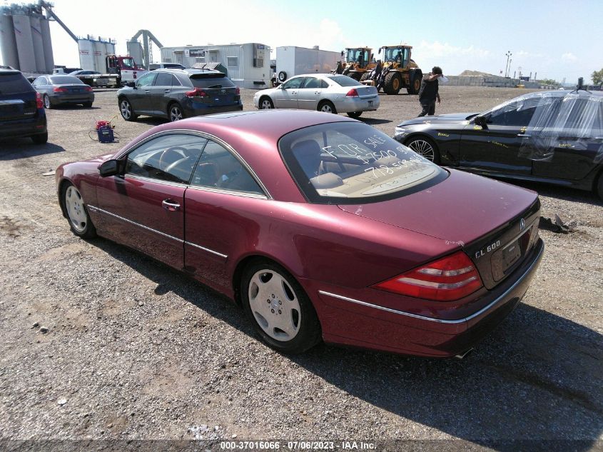 2002 Mercedes-Benz Cl-Class Base (A5) VIN: WDBPJ78J02A023341 Lot: 37016066