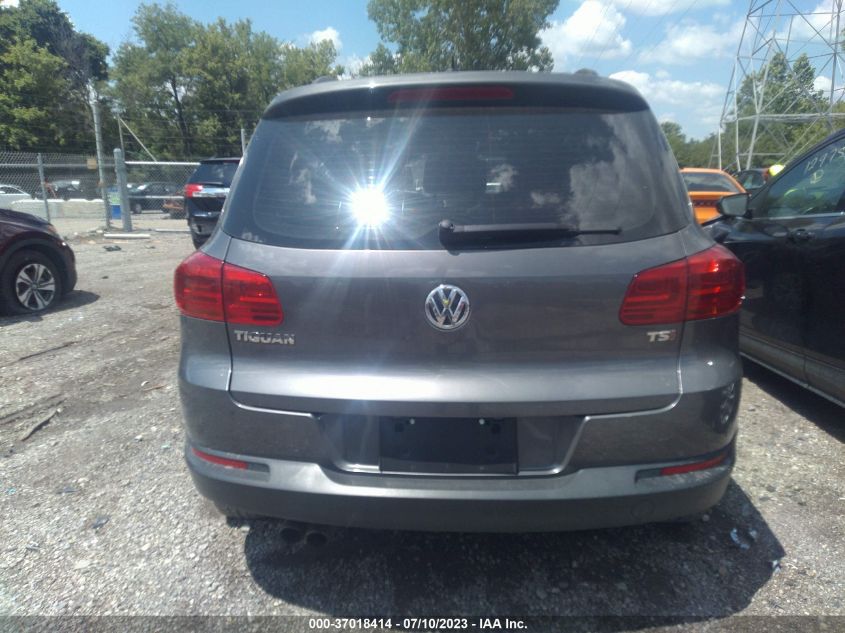 WVGAV7AX5GW613891 2016 Volkswagen Tiguan S