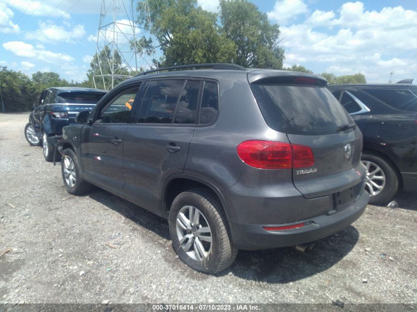 WVGAV7AX5GW613891 2016 Volkswagen Tiguan S