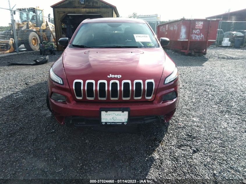 2016 Jeep Cherokee Sport VIN: 1C4PJLAB4GW146356 Lot: 37024460