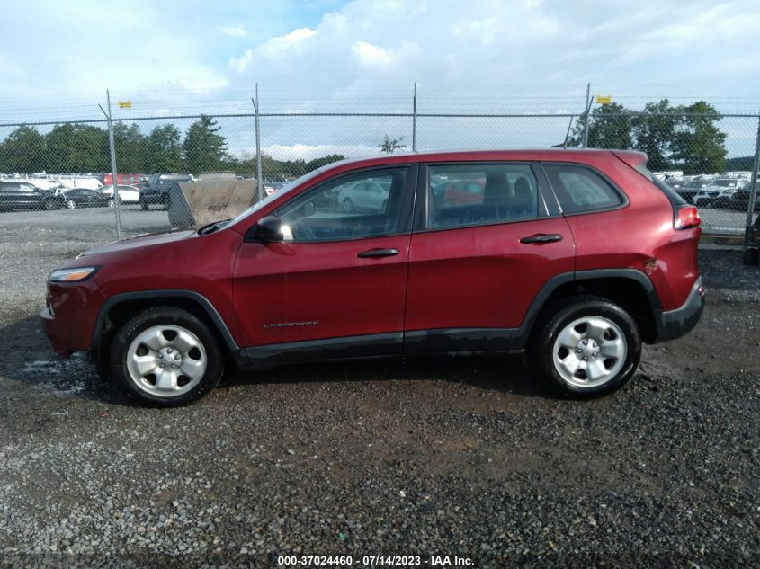 2016 Jeep Cherokee Sport VIN: 1C4PJLAB4GW146356 Lot: 37024460