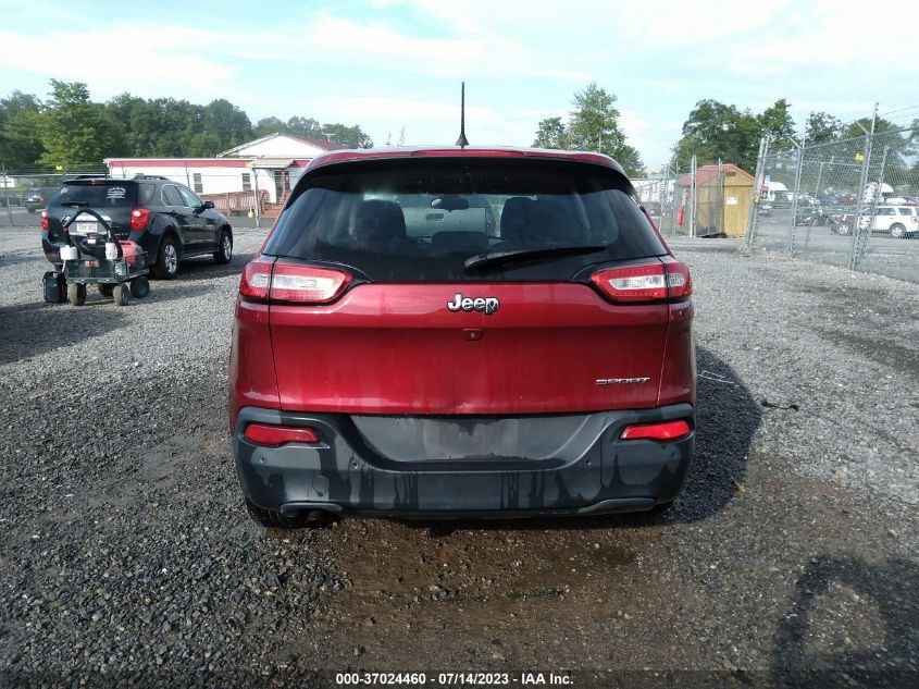 2016 Jeep Cherokee Sport VIN: 1C4PJLAB4GW146356 Lot: 37024460