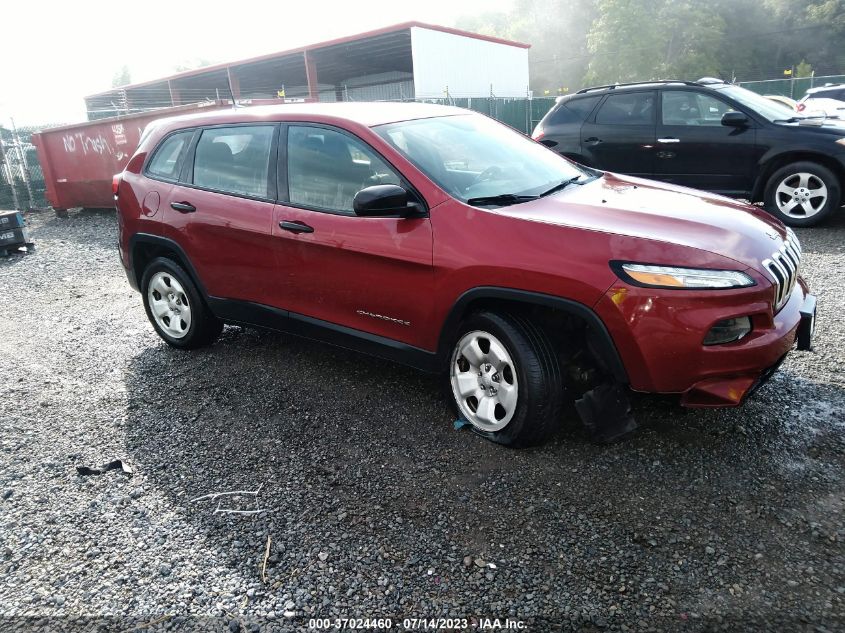 2016 Jeep Cherokee Sport VIN: 1C4PJLAB4GW146356 Lot: 37024460