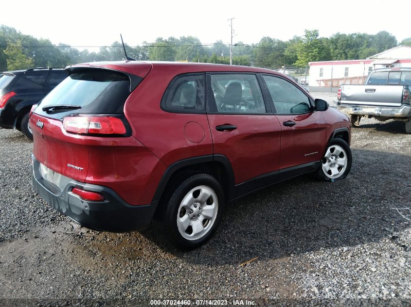 2016 Jeep Cherokee Sport VIN: 1C4PJLAB4GW146356 Lot: 37024460