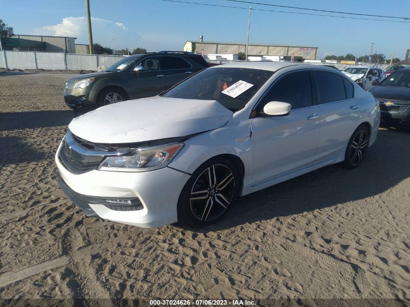 2017 Honda Accord Sport VIN: 1HGCR2F58HA301513 Lot: 37024626