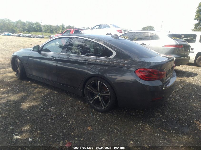 2019 BMW 430I Gran Coupe xDrive VIN: WBA4J3C57KBL06883 Lot: 37025269