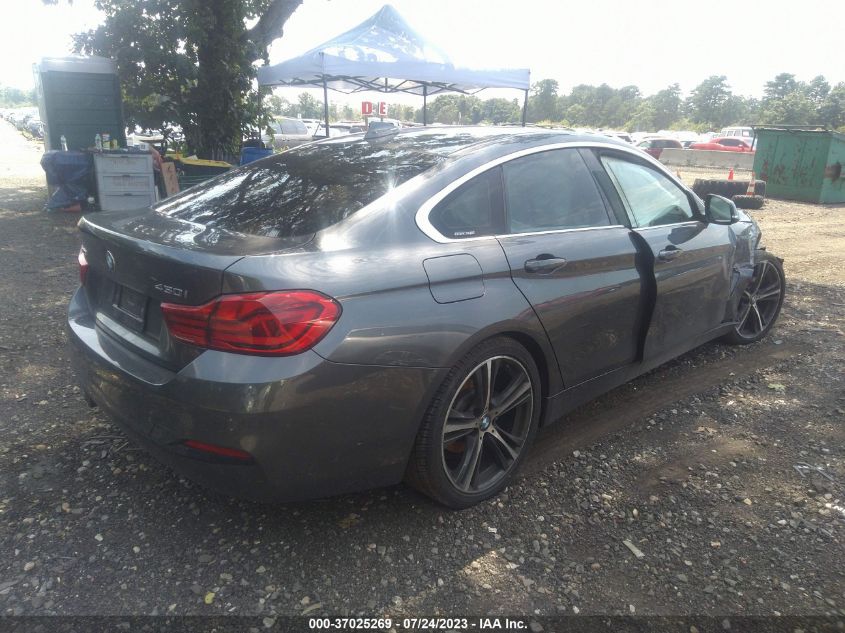 2019 BMW 430I Gran Coupe xDrive VIN: WBA4J3C57KBL06883 Lot: 37025269