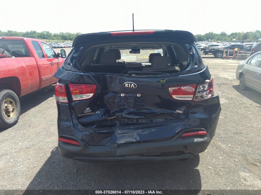 2017 Kia Sorento 2.4L Lx VIN: 5XYPGDA38HG273994 Lot: 37026014