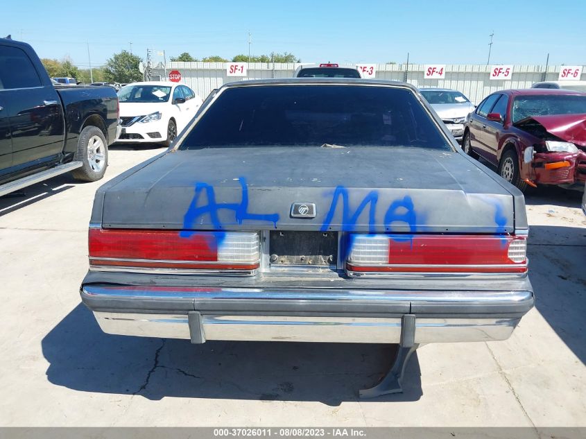 1988 Mercury Grand Marquis Ls VIN: 2MEBM75F0JX654002 Lot: 37026011