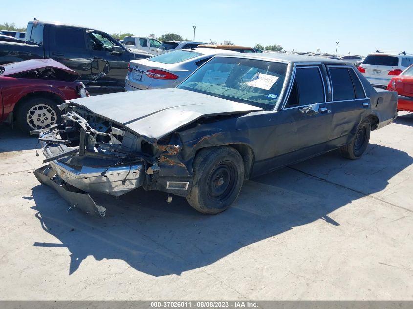 1988 Mercury Grand Marquis Ls VIN: 2MEBM75F0JX654002 Lot: 37026011