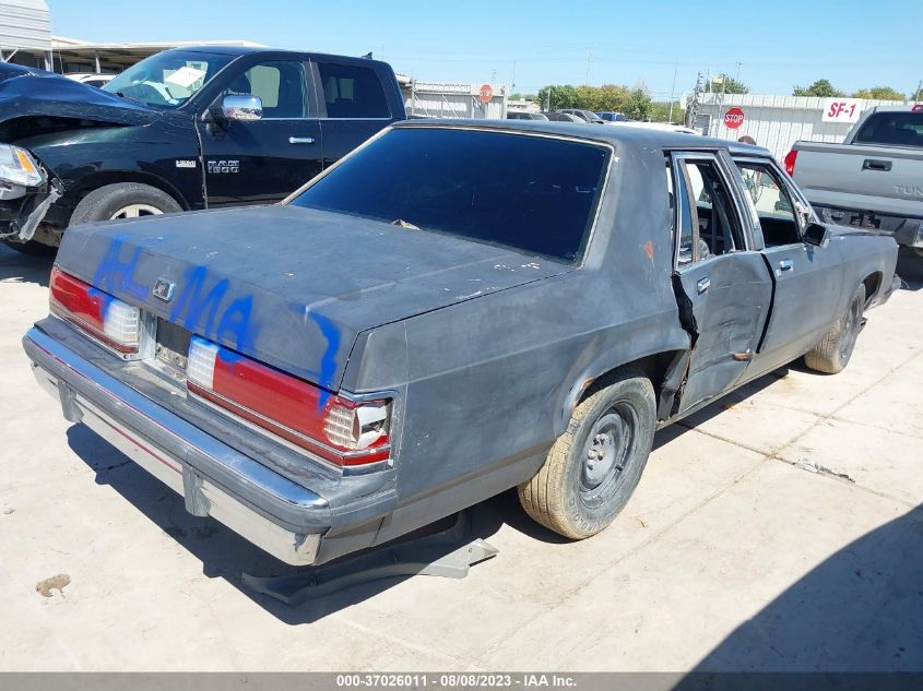 1988 Mercury Grand Marquis Ls VIN: 2MEBM75F0JX654002 Lot: 37026011