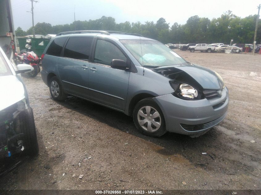 2005 Toyota Sienna Ce/Le VIN: 5TDZA23C65S232032 Lot: 37026950