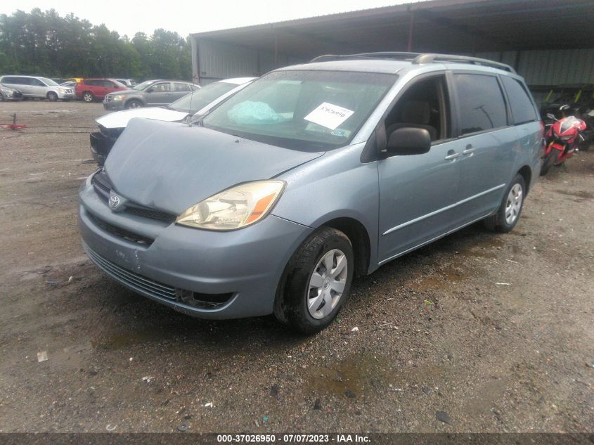 2005 Toyota Sienna Ce/Le VIN: 5TDZA23C65S232032 Lot: 37026950