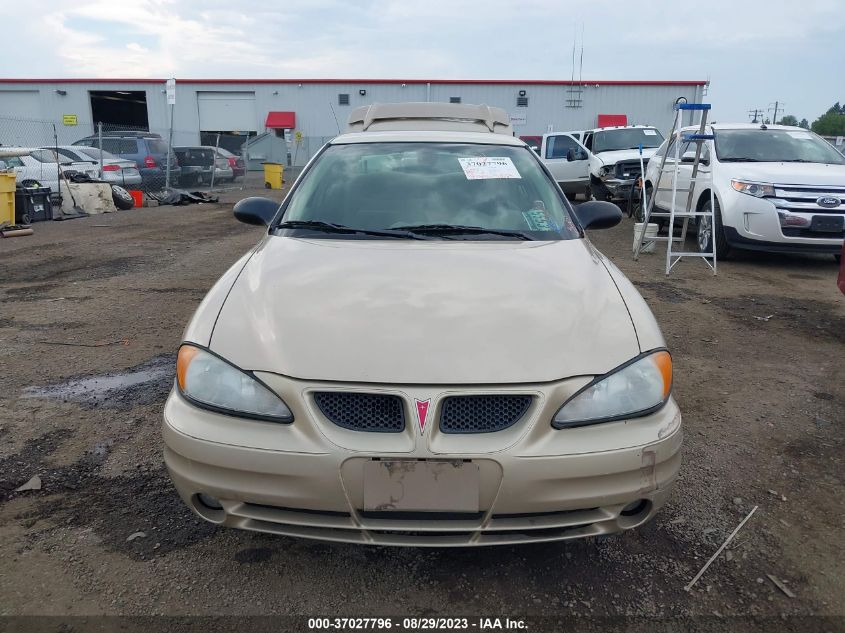 2005 Pontiac Grand Am Se VIN: 1G2NE52E05M236519 Lot: 37027796