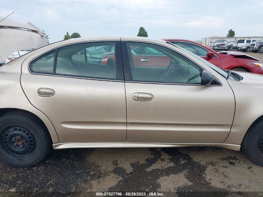 2005 Pontiac Grand Am Se VIN: 1G2NE52E05M236519 Lot: 37027796